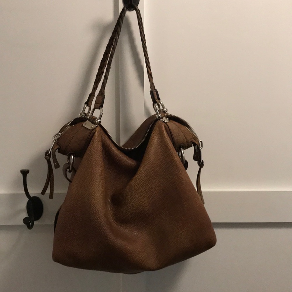 Gucci calfskin leather shoulder bag